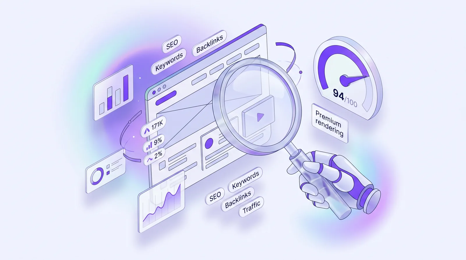 Dashboard d'audit SEO complet