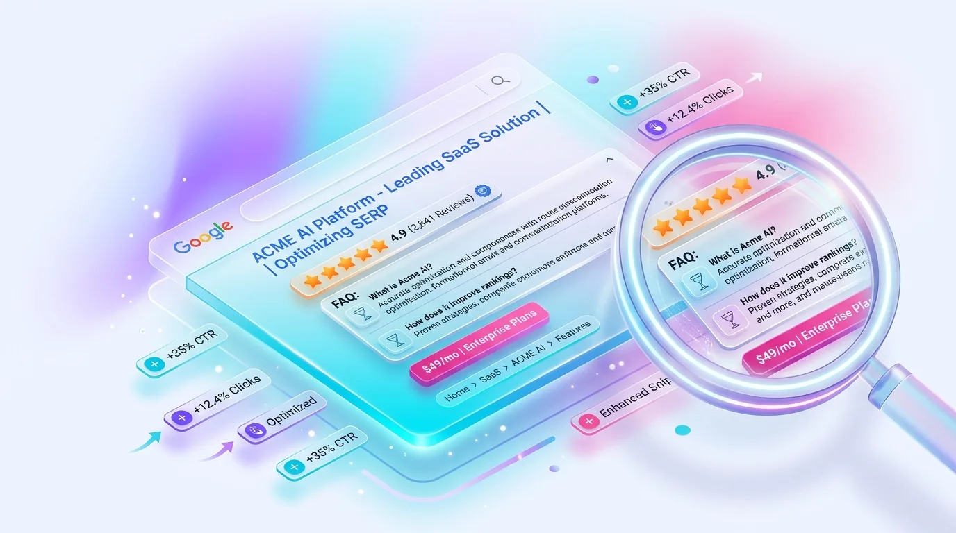 SERP & rich snippets